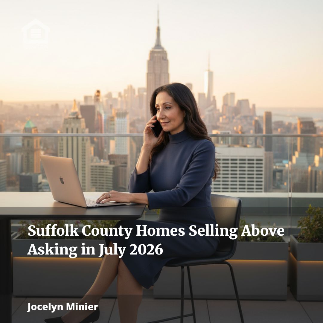 Suffolk County Homes Selling Above Asking in July 2026