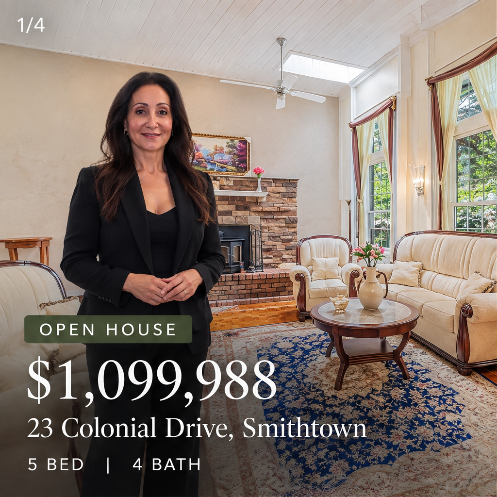 23 Colonial Drive Smithtown 🏡OPEN HOUSE 10/3 & 10/4 12:00-2:00